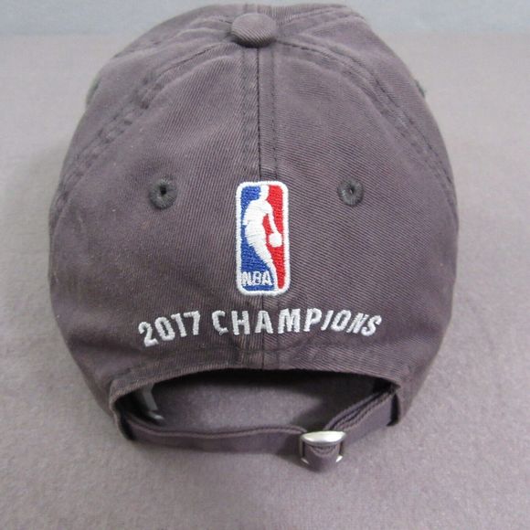 Adidas 5X NBA Champions Baseball Hat Cap 2017 Logo Adjustable Gray One Size - Picture 7 of 7